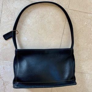 Coach Bleeker black leather bag